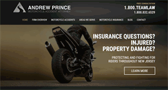 Desktop Screenshot of motorcycleinjurynj.com